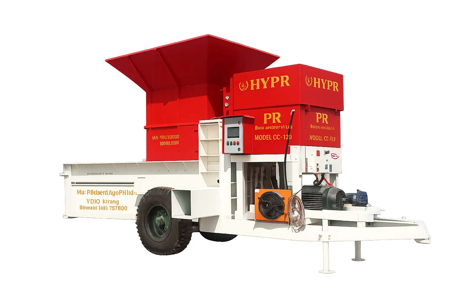 Hydraulic Press Straw Baler Machine MODEL CC12510TE
