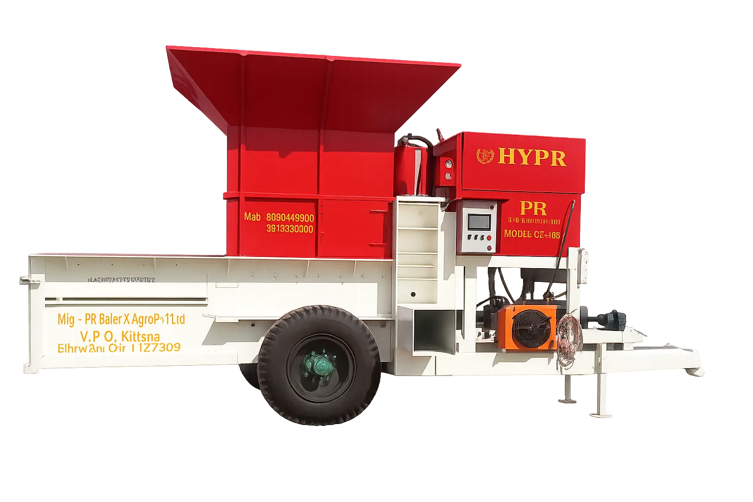 Hydraulic Press Straw Baler Machine Model BC5050